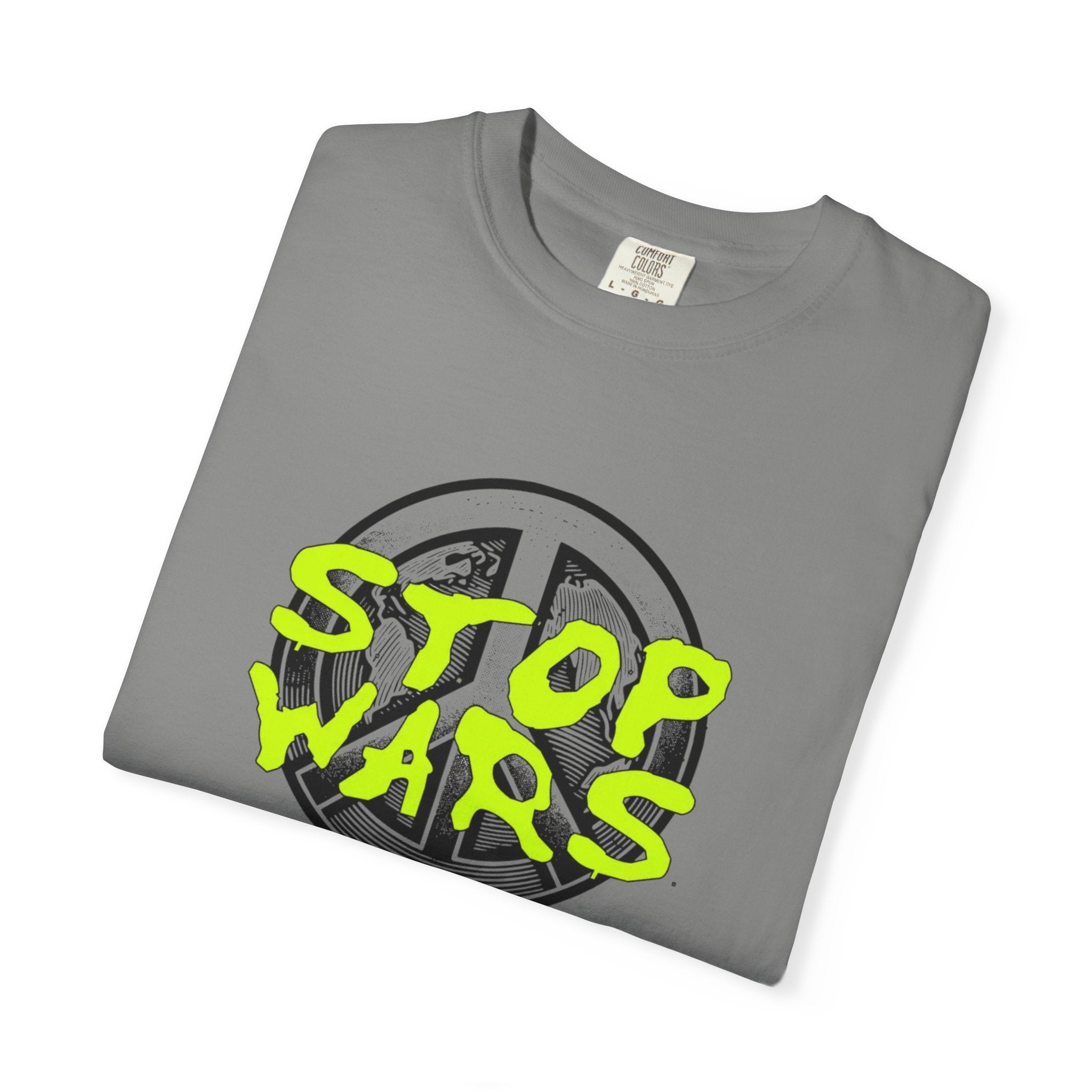 Peace Sign "Stop Wars" T-Shirt — Anti-War Graphic Tee