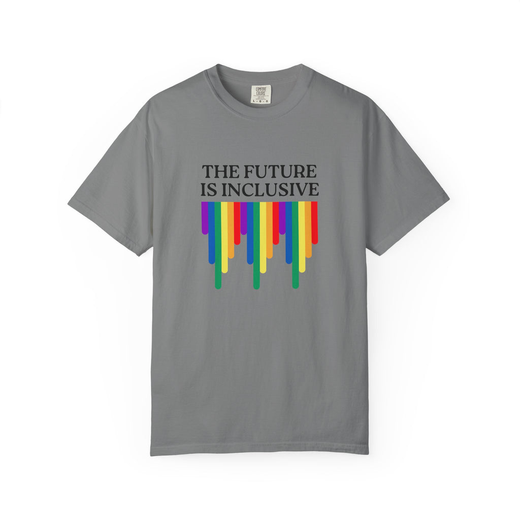 Inclusive Future T‑Shirt – "The Future Is Inclusive" Rainbow Pride Tee
