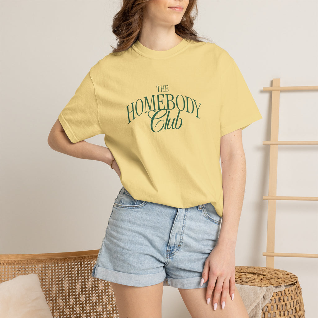 Homebody Club T-Shirt — 'The Homebody Club' Casual Graphic Tee