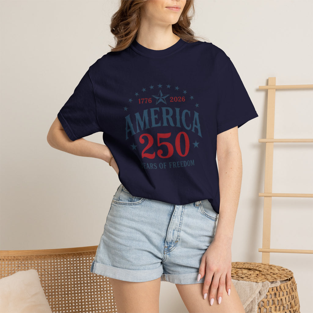 America 250 T-Shirt — 1776–2026 Years of Freedom Patriotic Tee