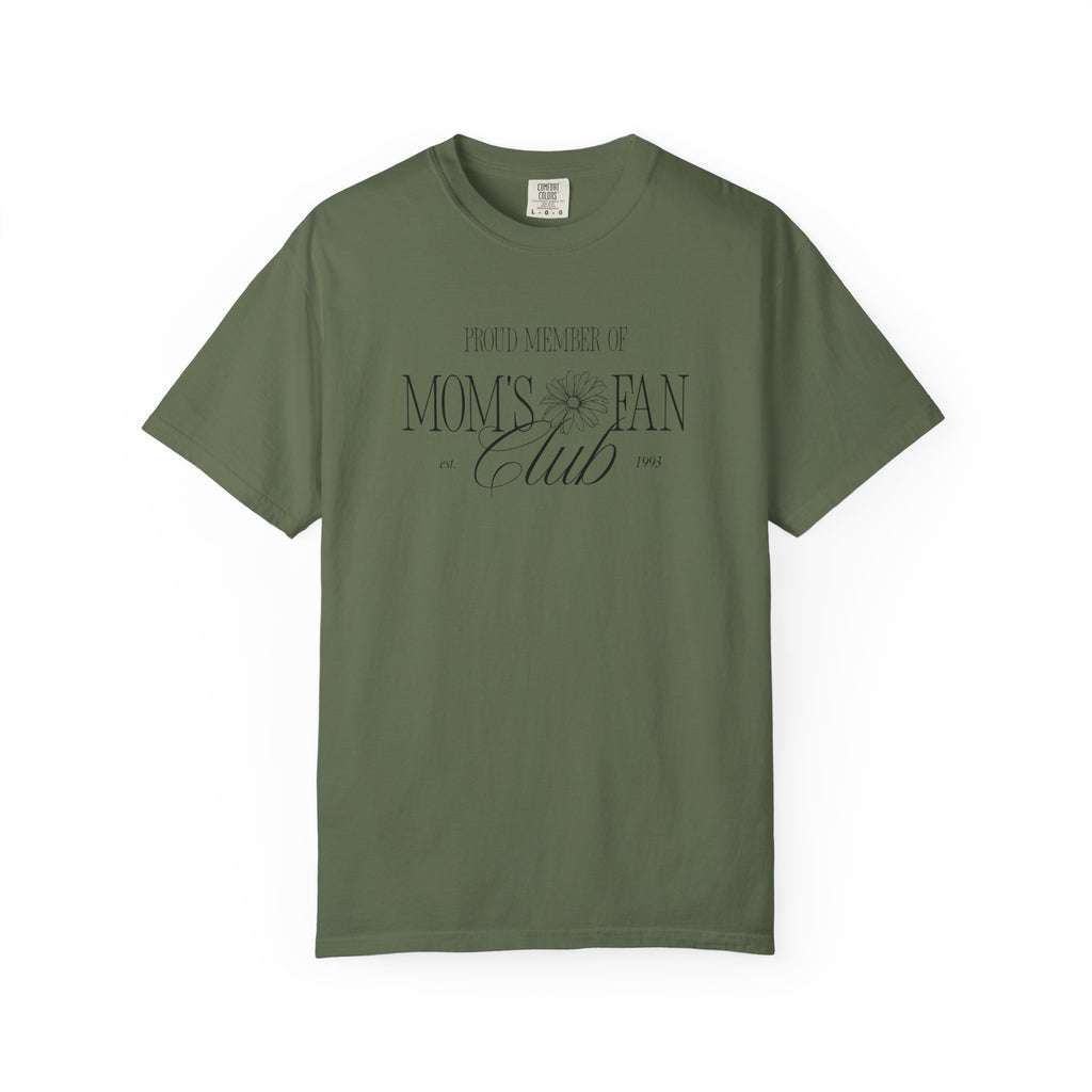 Mom's Fan Club T-Shirt — Vintage Floral Mother's Day Tee