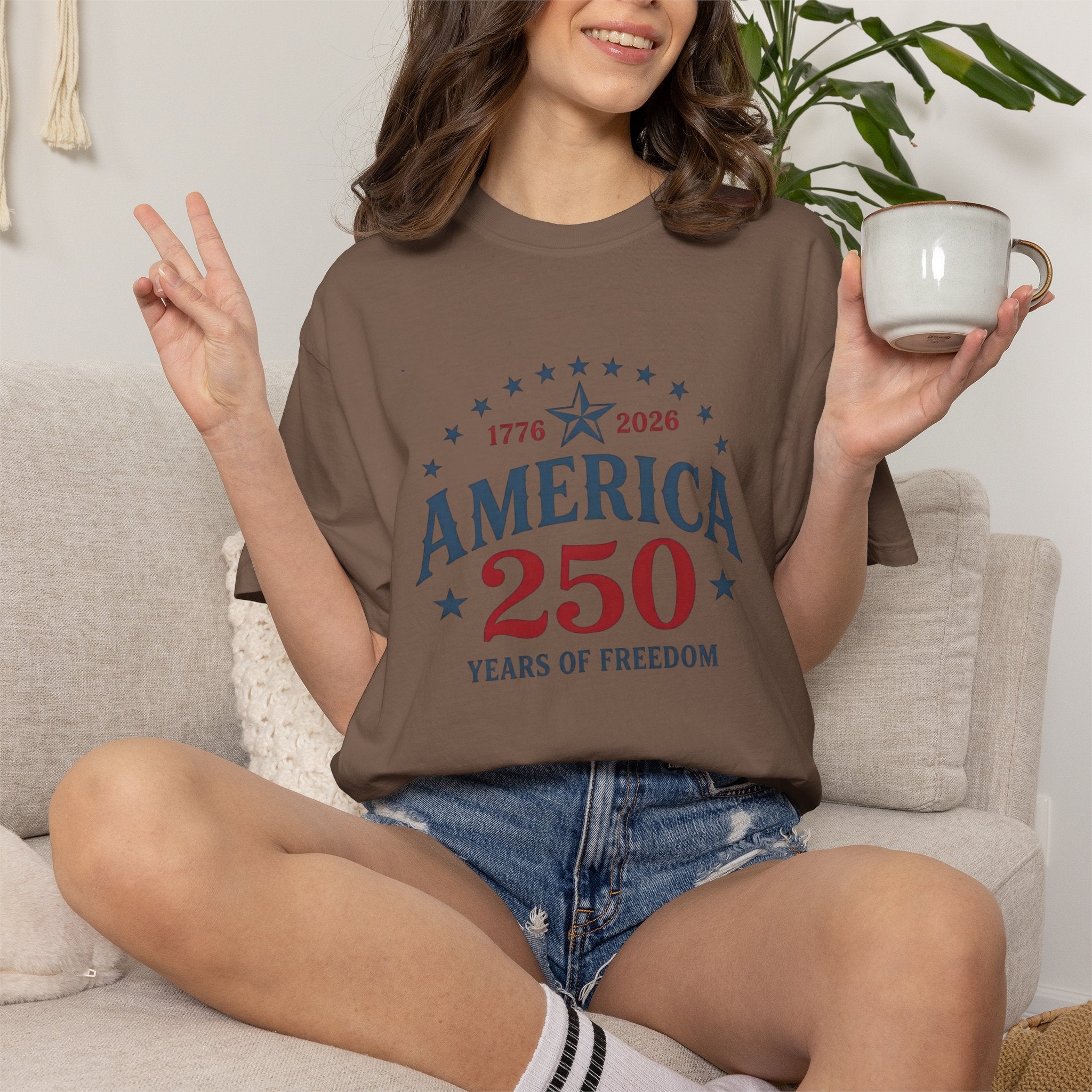 America 250 T-Shirt — 1776–2026 Years of Freedom Patriotic Tee