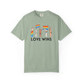 Love Wins T-Shirt — Rainbow Pride Hands Graphic Tee