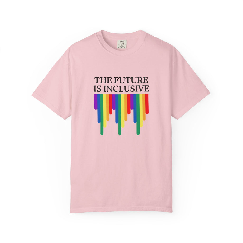 Inclusive Future T‑Shirt – "The Future Is Inclusive" Rainbow Pride Tee