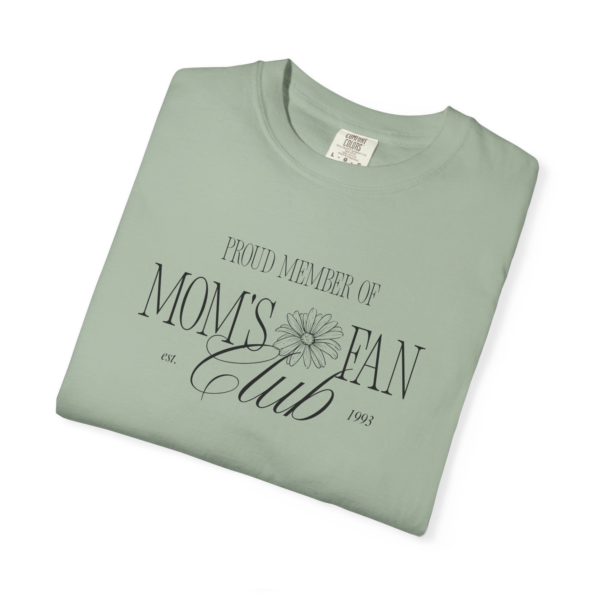 Mom's Fan Club T-Shirt — Vintage Floral Mother's Day Tee