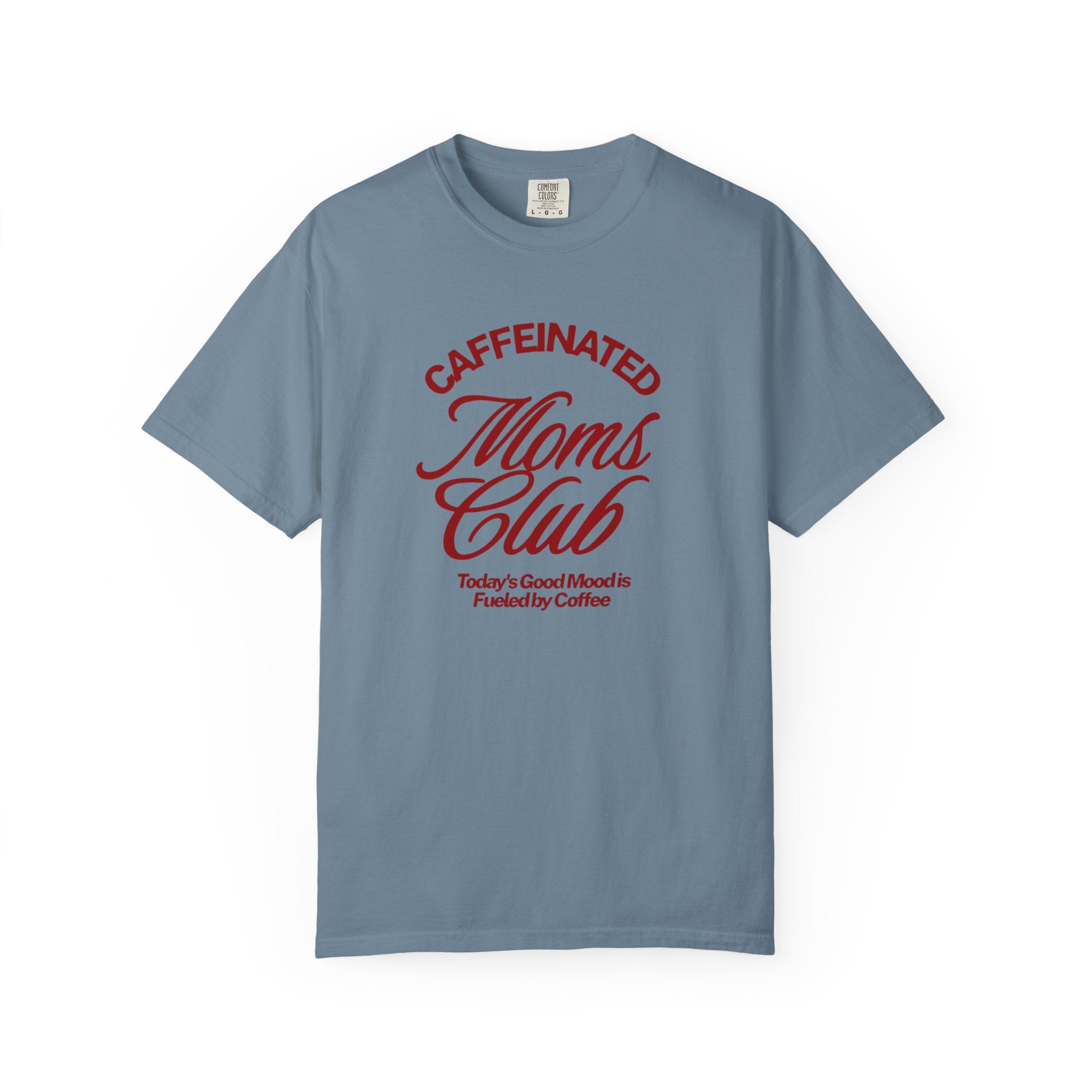 Caffeinated Moms Club T-Shirt — Retro Coffee Mom Tee