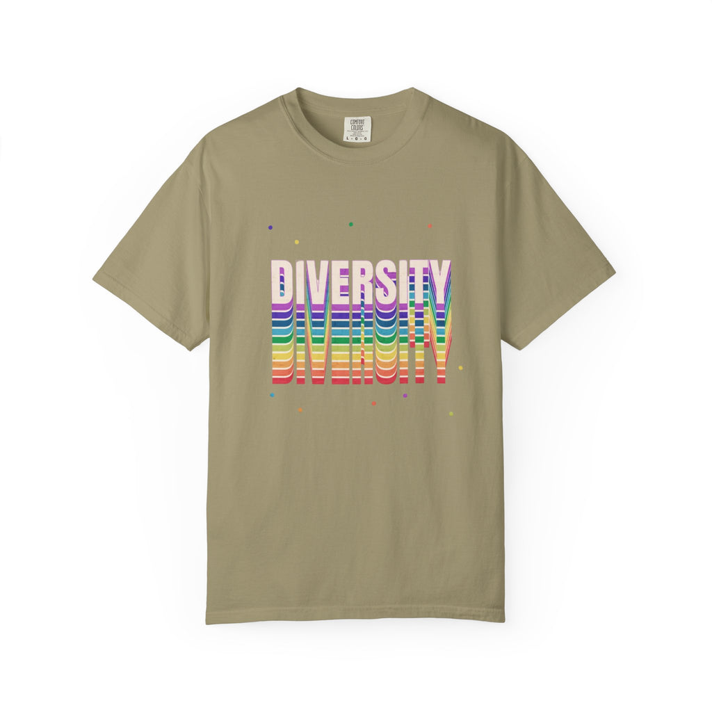 Diversity Rainbow T-Shirt — 'DIVERSITY' Bold Pride Graphic Tee