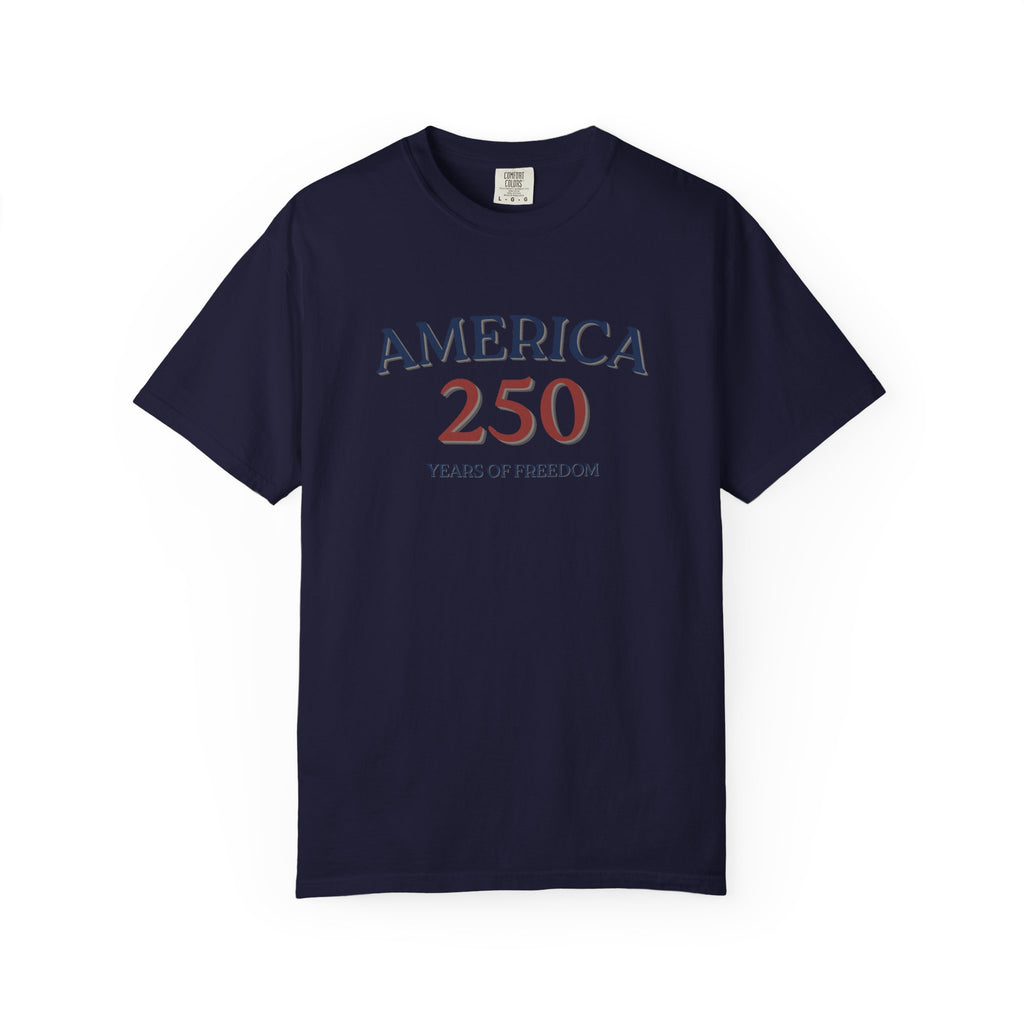 America 250 T-Shirt - Years of Freedom Patriotic Tee