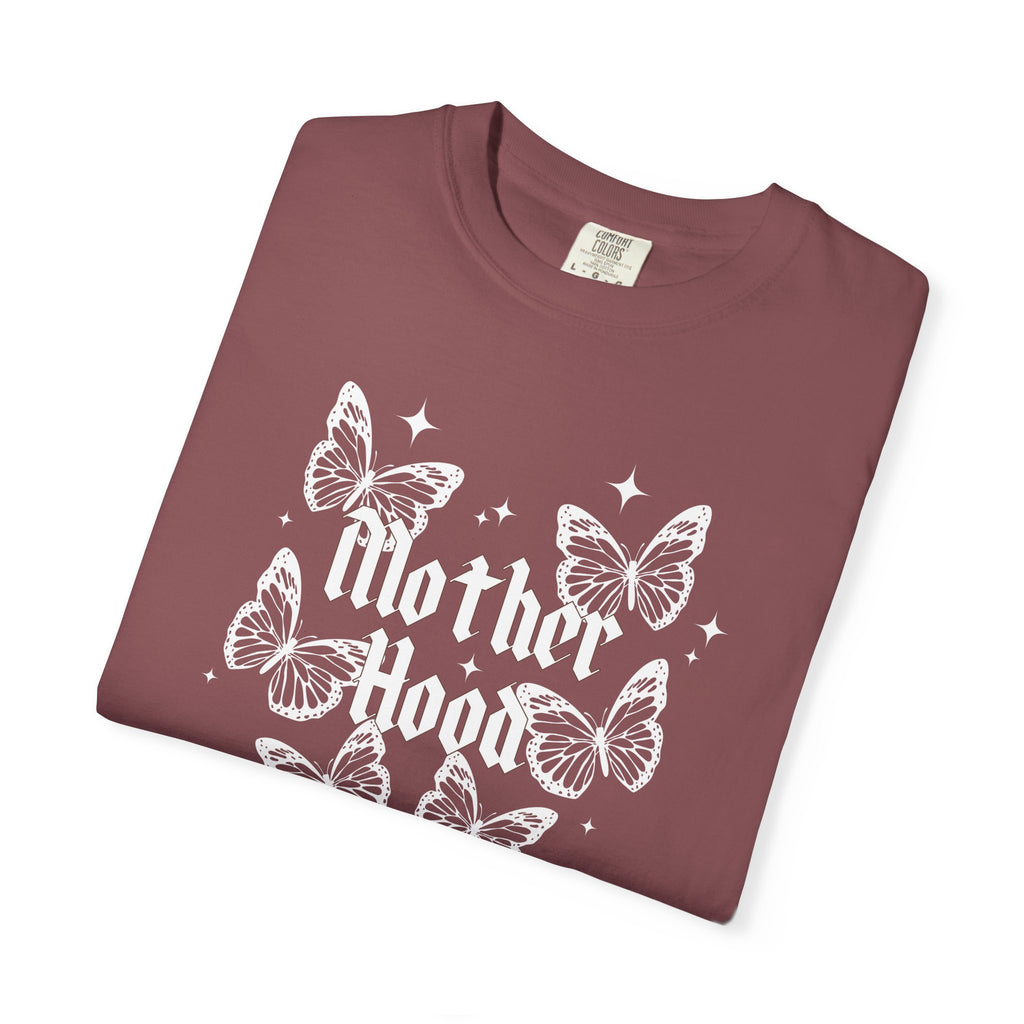 Motherhood Butterfly T-Shirt — Vintage Floral Mom Tee for Mother's Day