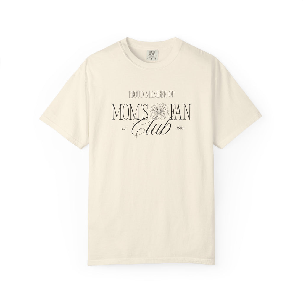 Mom's Fan Club T-Shirt — Vintage Floral Mother's Day Tee