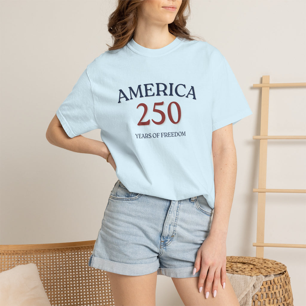 America 250 T-Shirt - Years of Freedom Patriotic Tee