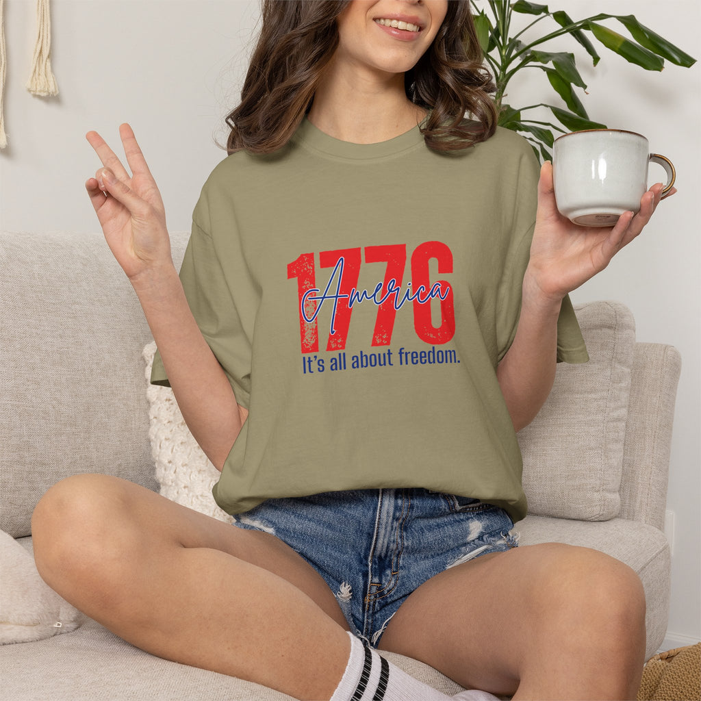 1776 Freedom Tee - Patriotic American Independence Day T-Shirt