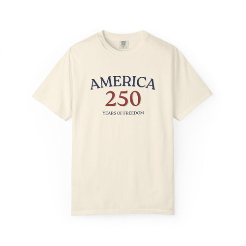 America 250 T-Shirt - Years of Freedom Patriotic Tee