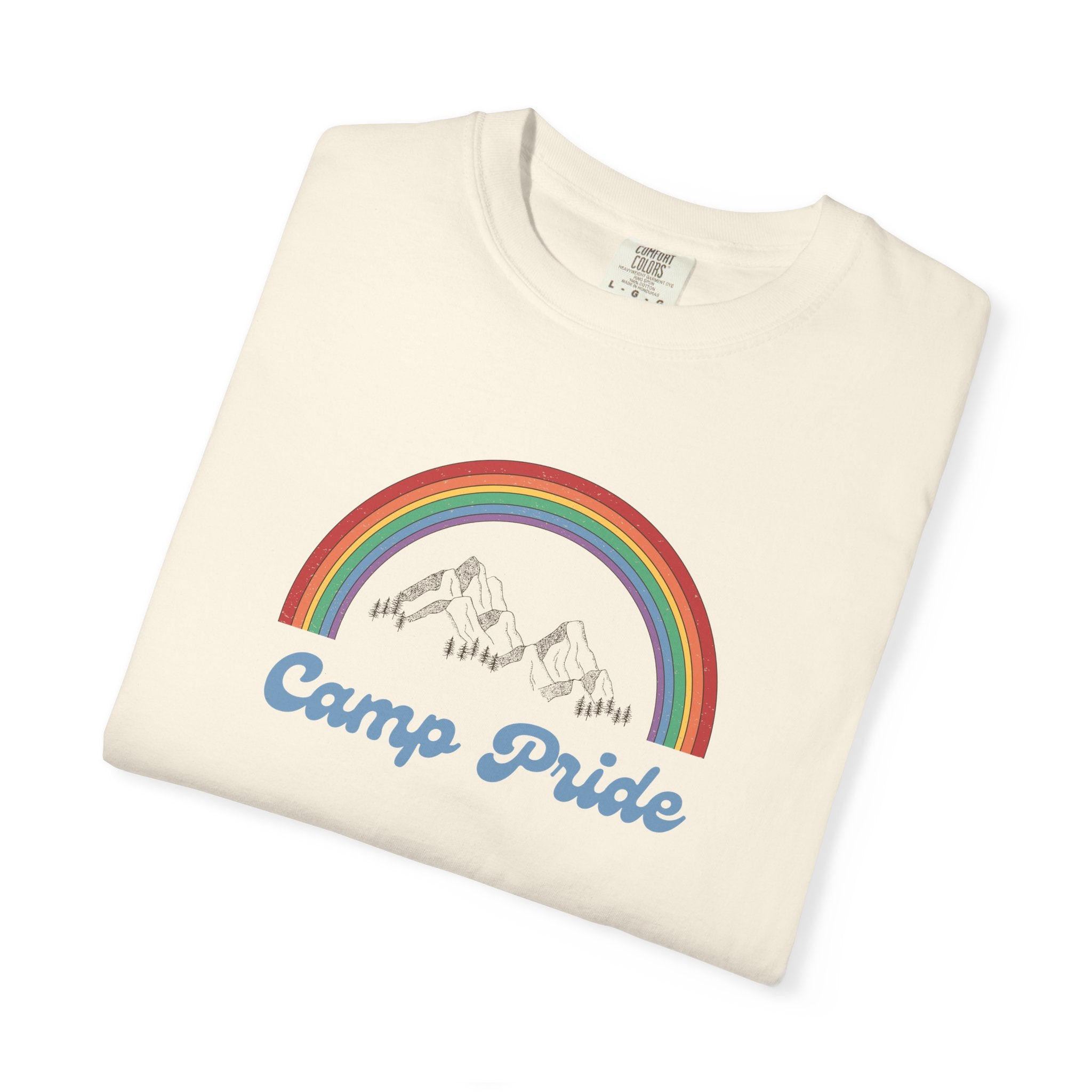 Camp Pride T-Shirt — Rainbow Graphic Tee