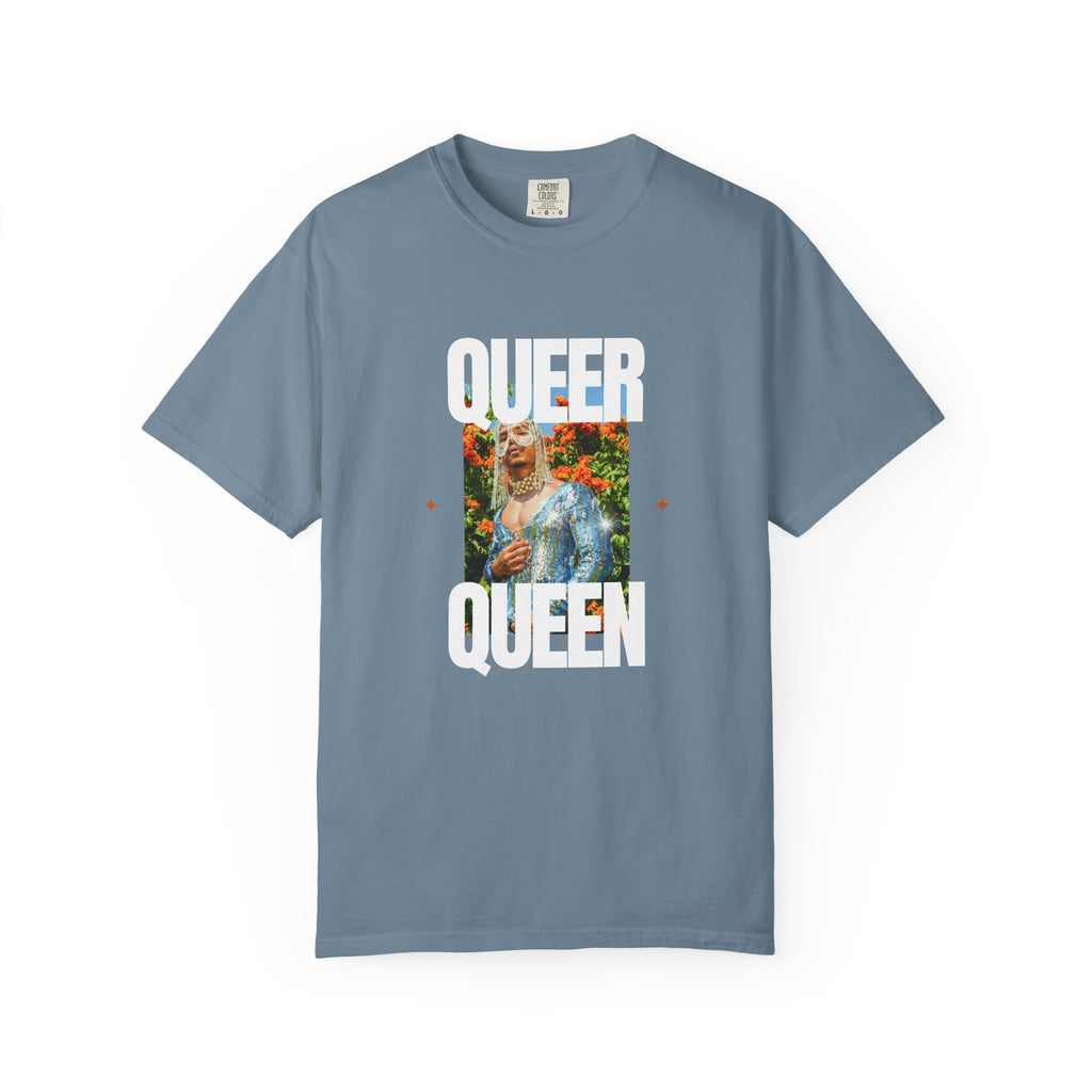 Queer Queen T-Shirt — Vintage Floral Pride Graphic Tee