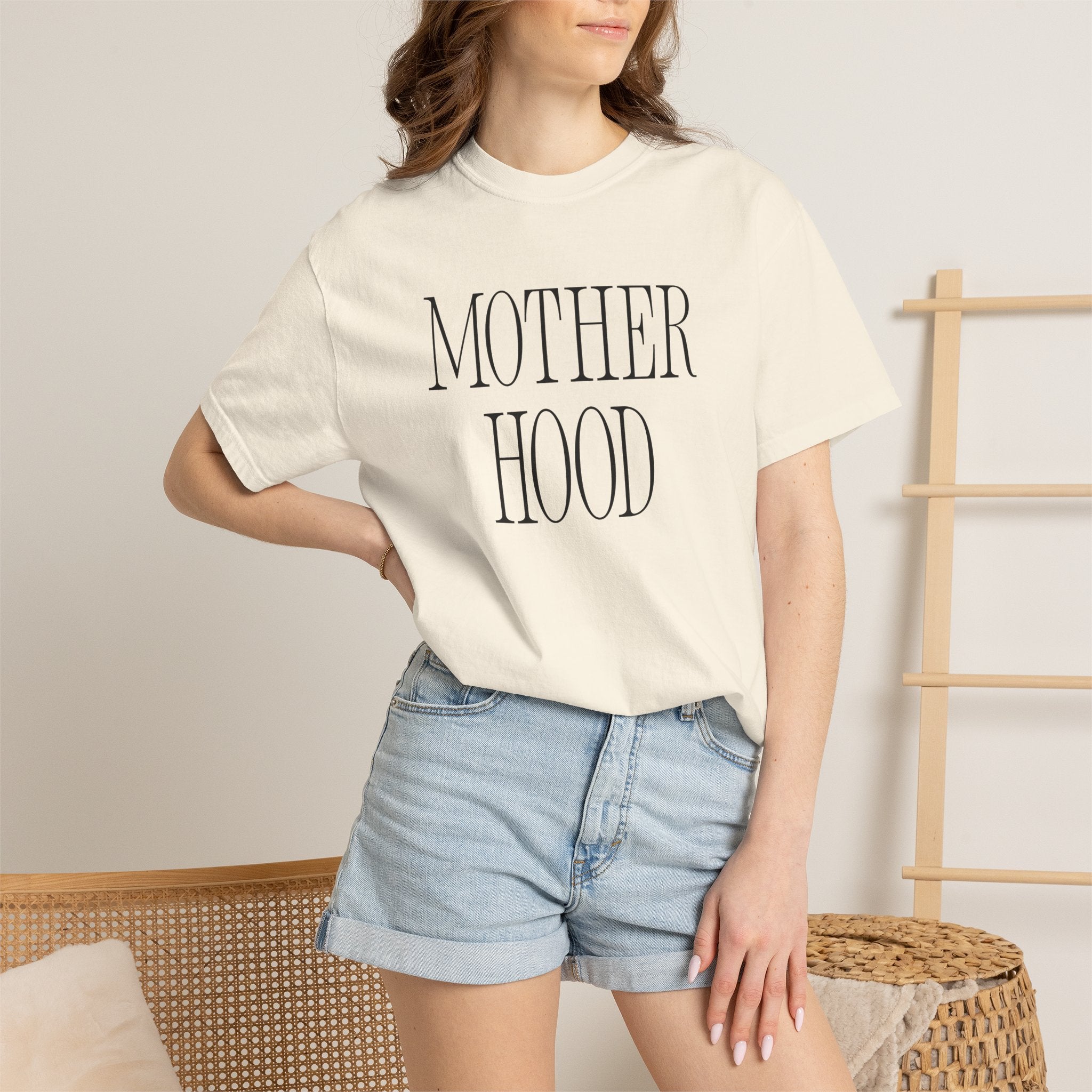 Motherhood Graphic T-Shirt — Minimalist Mom Tee