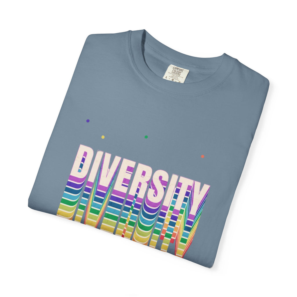 Diversity Rainbow T-Shirt — 'DIVERSITY' Bold Pride Graphic Tee