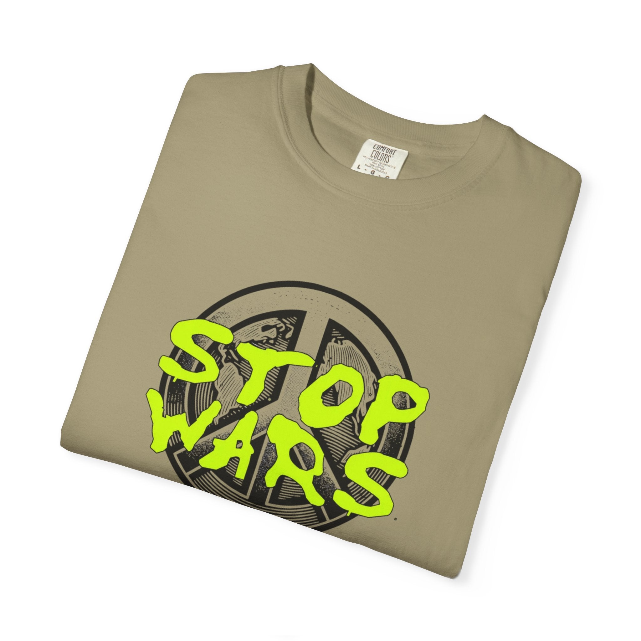 Peace Sign "Stop Wars" T-Shirt — Anti-War Graphic Tee