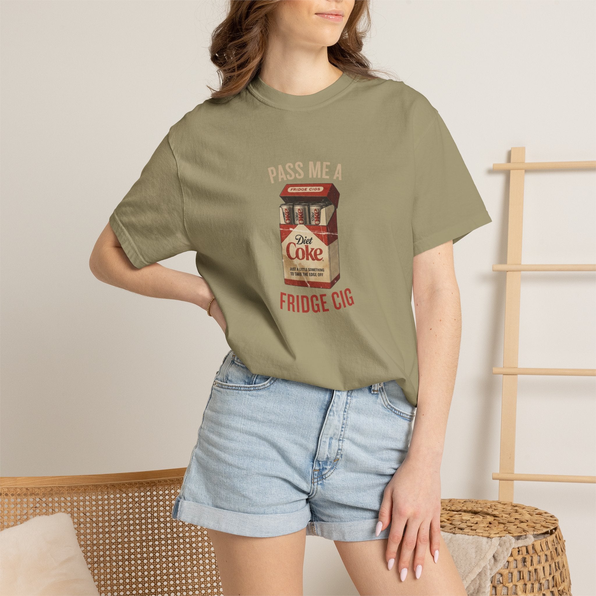 Fridge Cig Retro Soda T-Shirt — "Pass Me a Fridge Cig" Vintage Graphic Tee