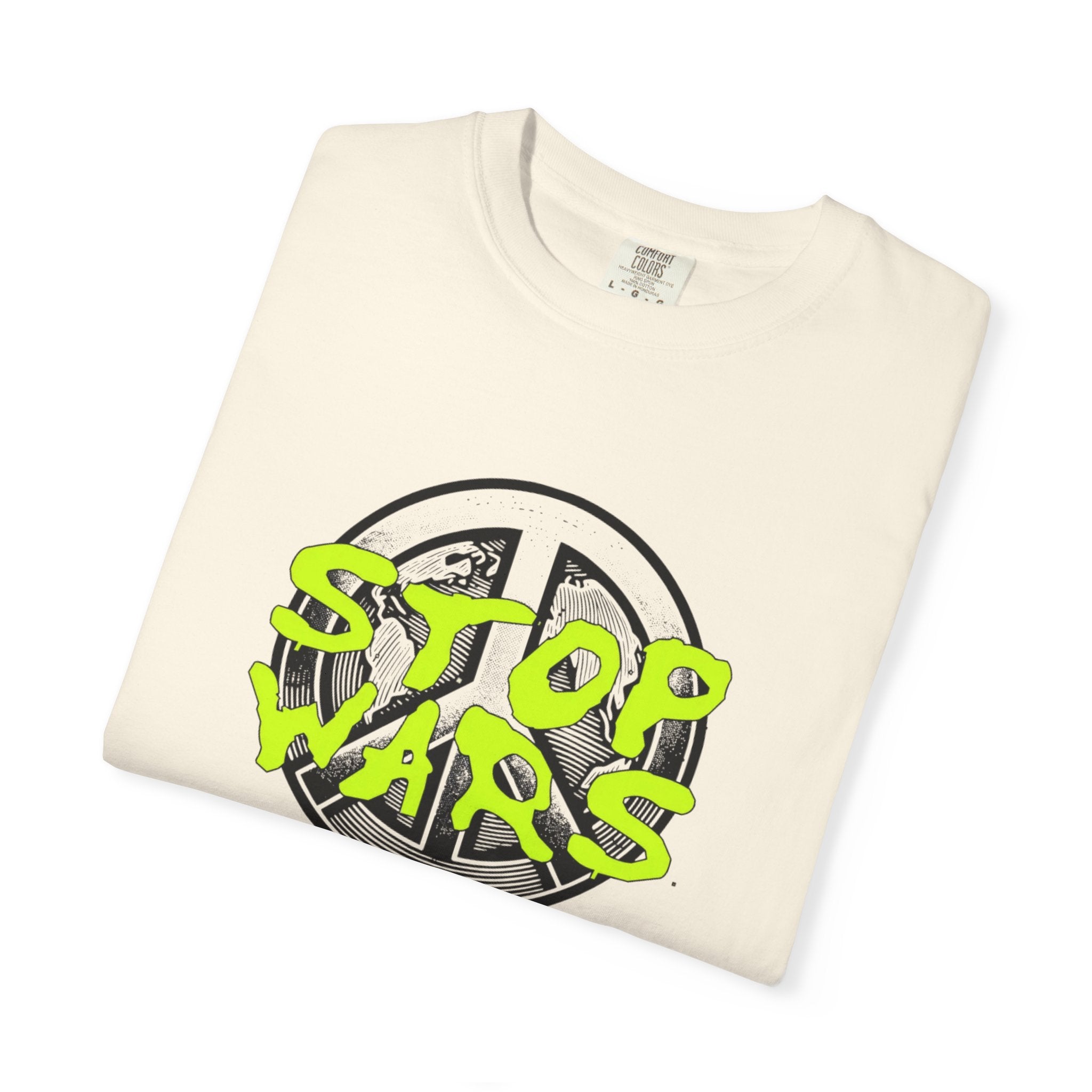 Peace Sign "Stop Wars" T-Shirt — Anti-War Graphic Tee