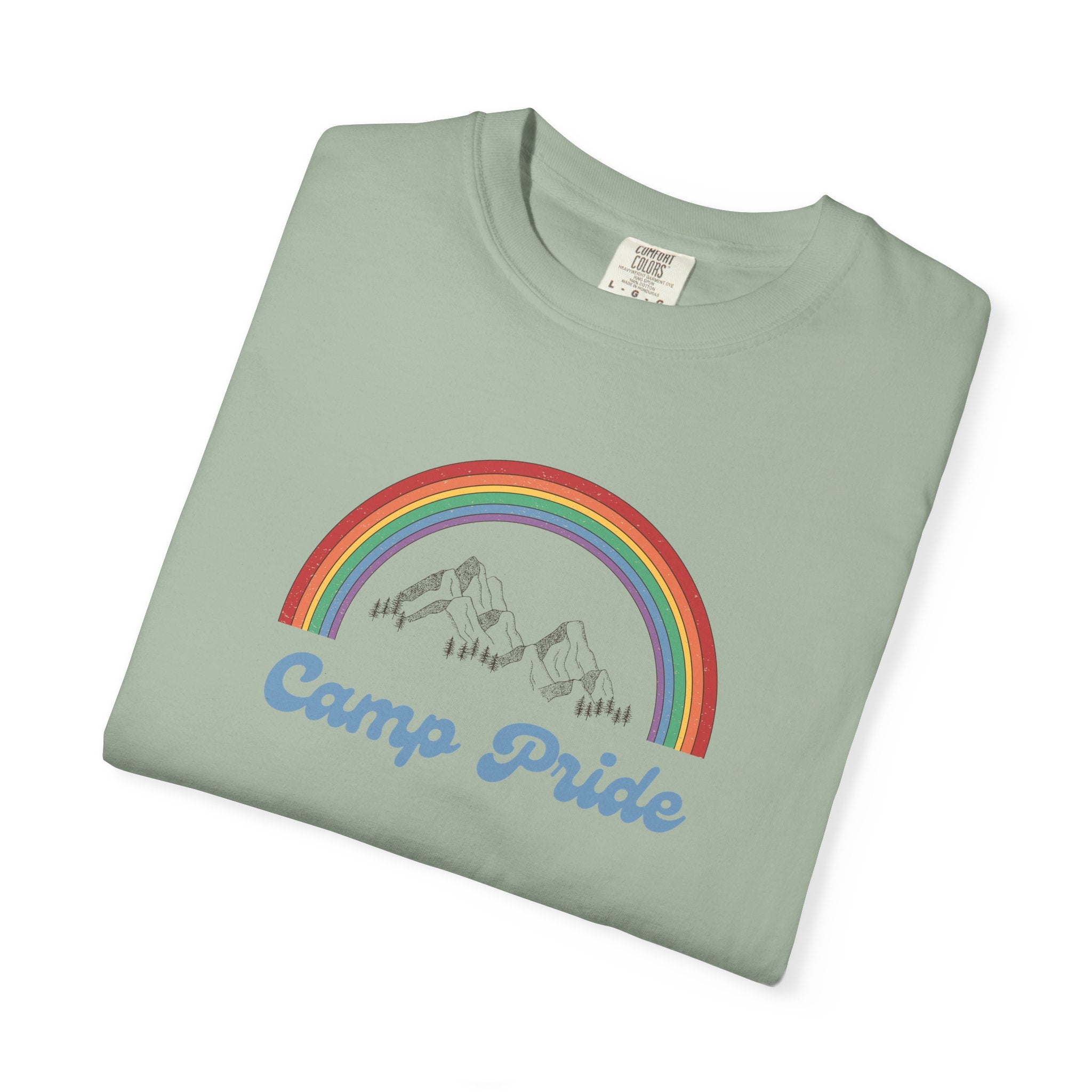 Camp Pride T-Shirt — Rainbow Graphic Tee