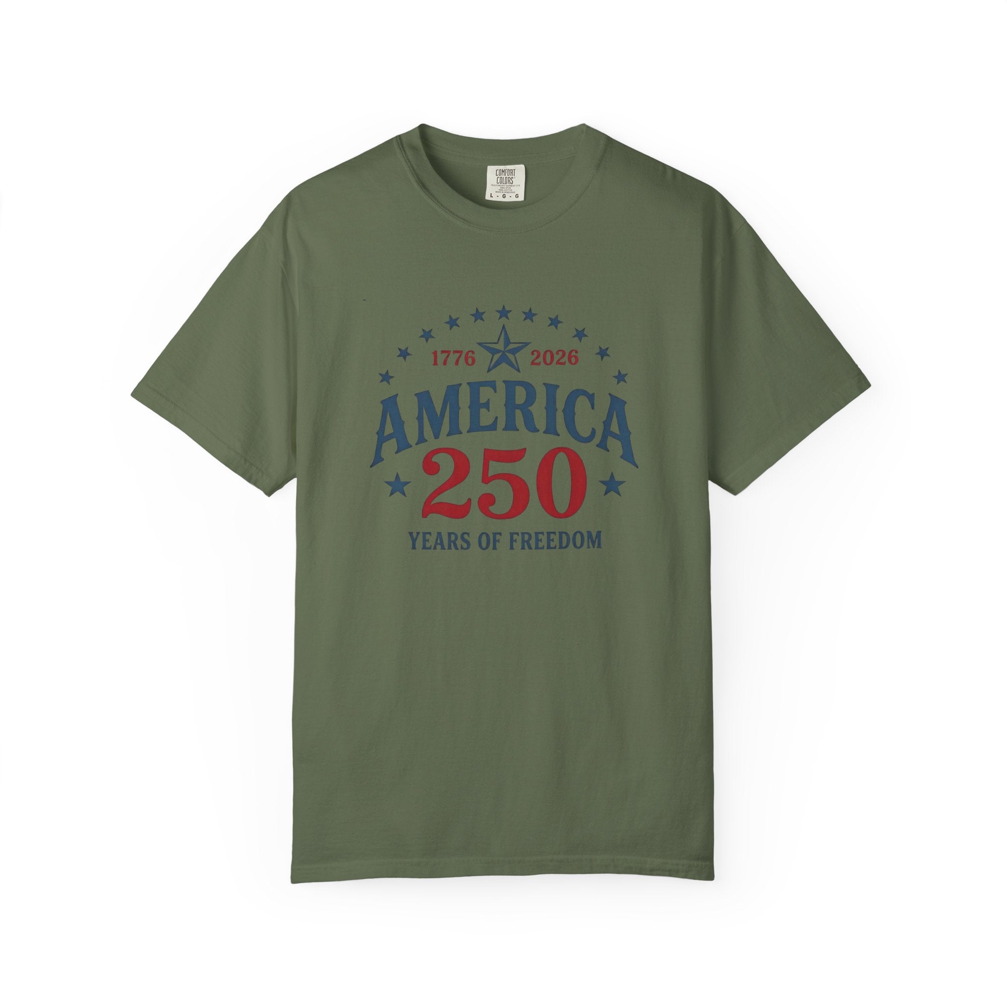 America 250 T-Shirt — 1776–2026 Years of Freedom Patriotic Tee