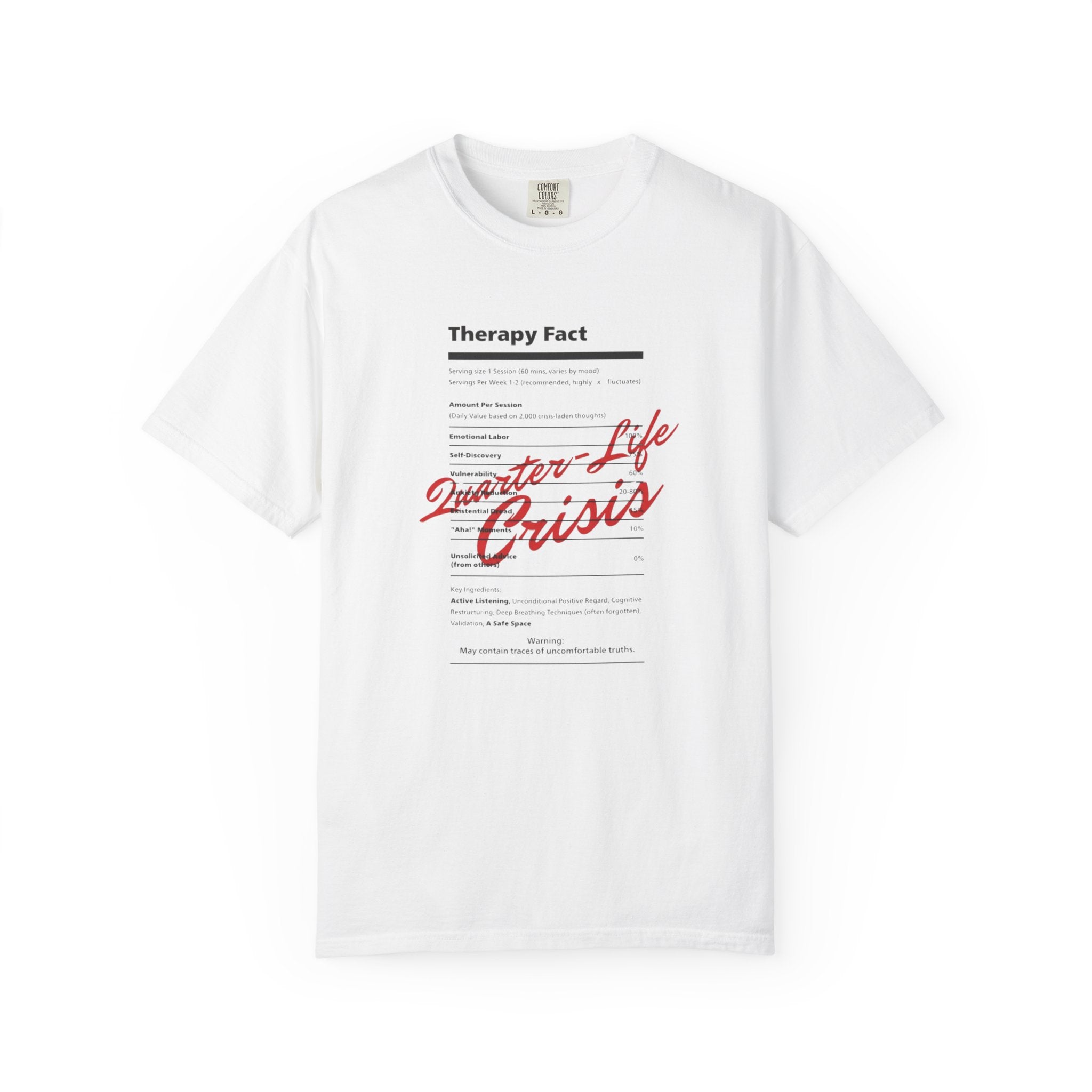 Therapy Fact "Quarter-Life Crisis" T-Shirt