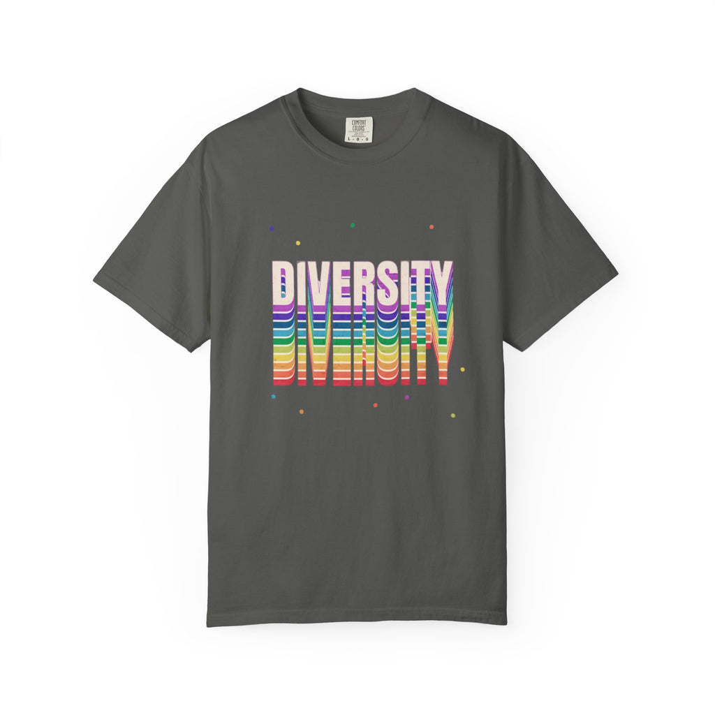 Diversity Rainbow T-Shirt — 'DIVERSITY' Bold Pride Graphic Tee