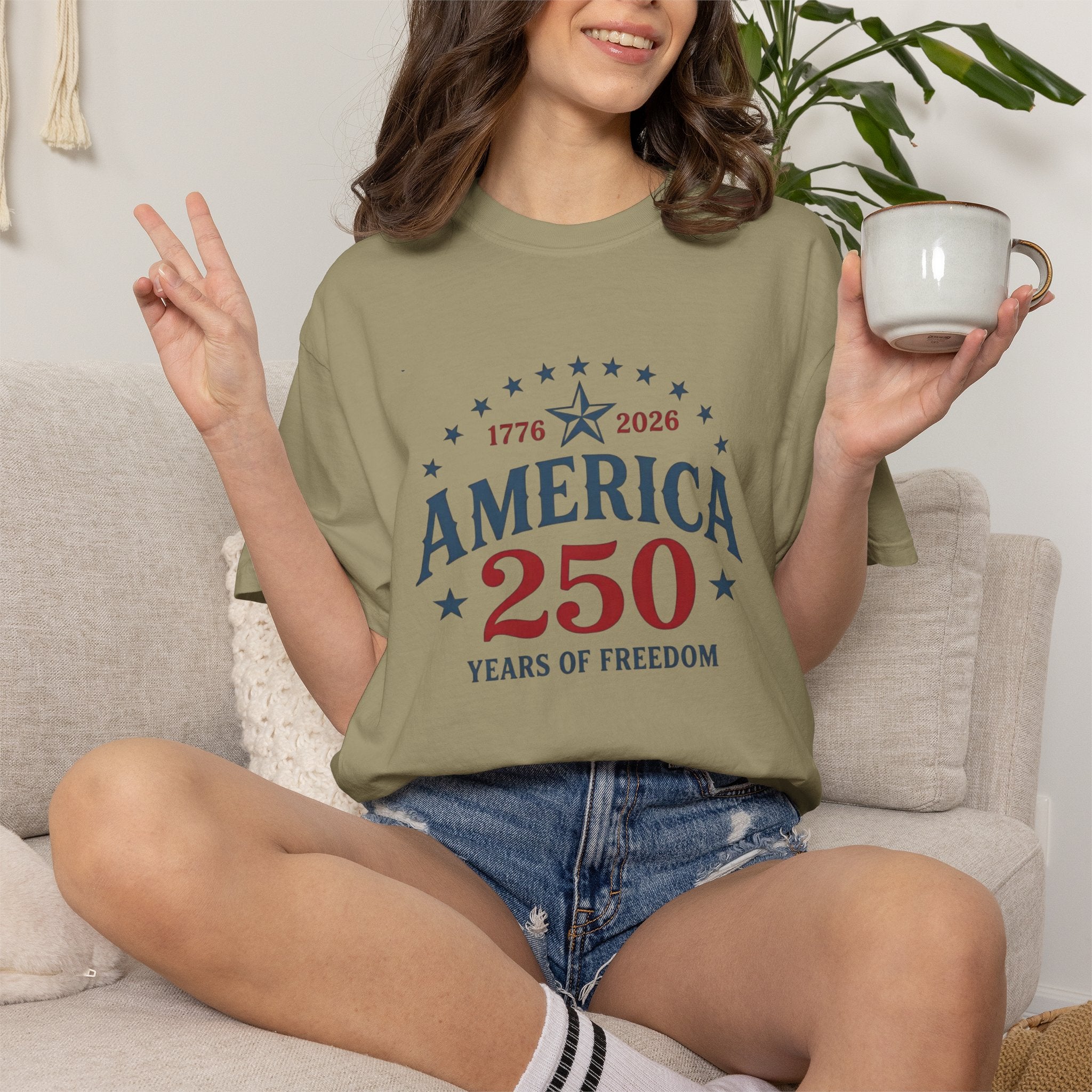 America 250 T-Shirt — 1776–2026 Years of Freedom Patriotic Tee