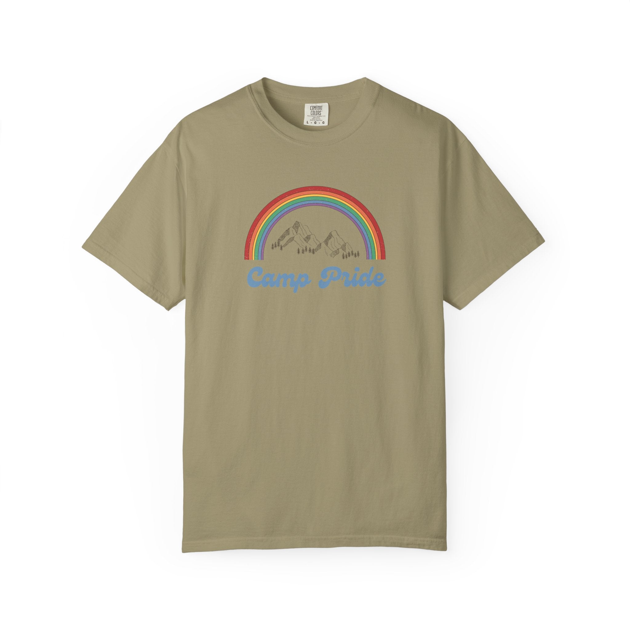 Camp Pride T-Shirt — Rainbow Graphic Tee