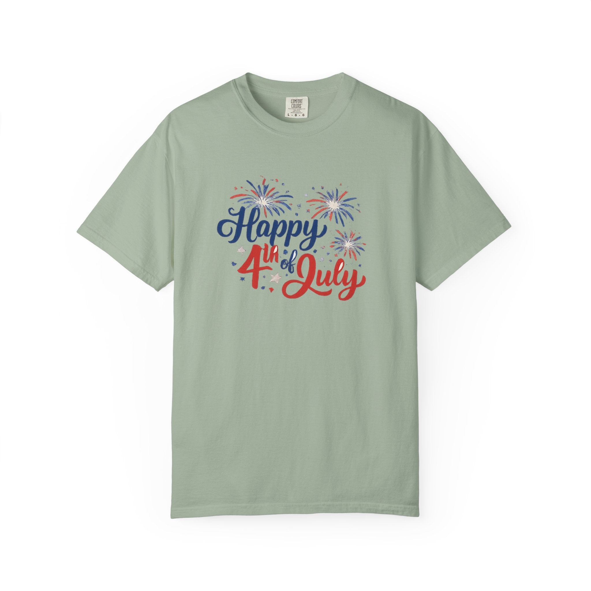Happy 4th of July T-Shirt — Patriotic Fireworks Tee