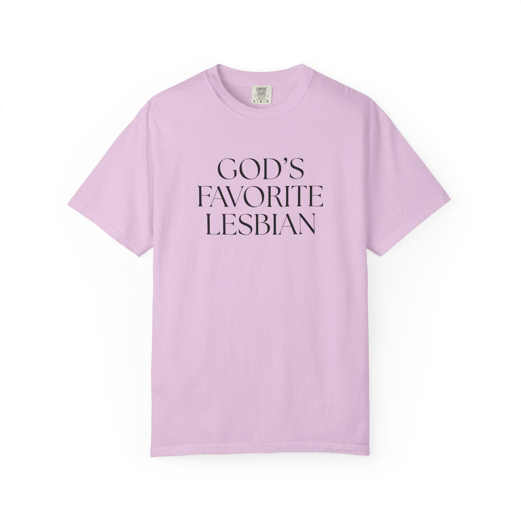 God’s Favorite Lesbian T-Shirt — Inclusive Pride Tee