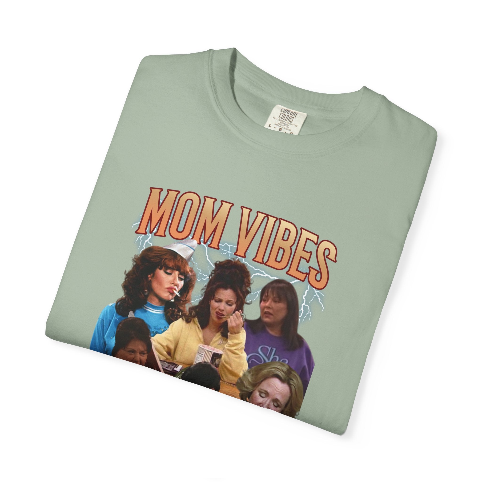 Mom Vibes Graphic T-Shirt — Retro Mom Squad Vintage Style Tee
