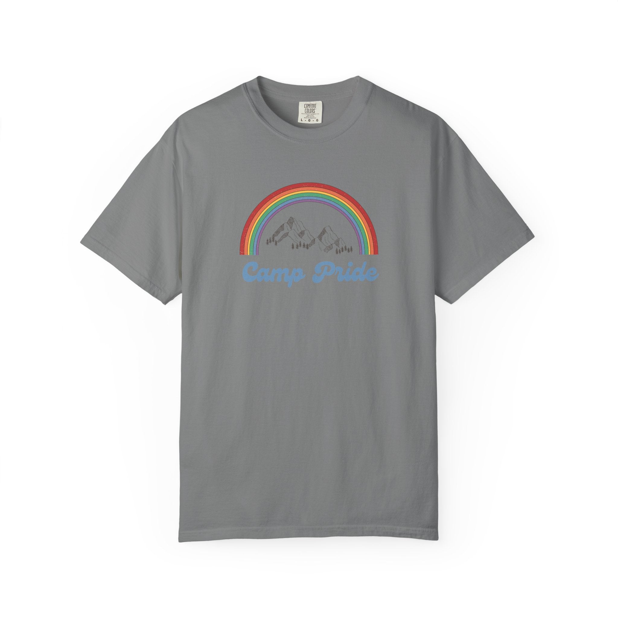 Camp Pride T-Shirt — Rainbow Graphic Tee