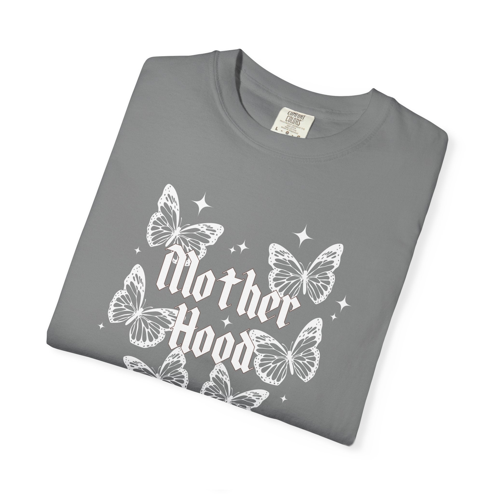 Motherhood Butterfly T-Shirt — Vintage Floral Mom Tee for Mother's Day