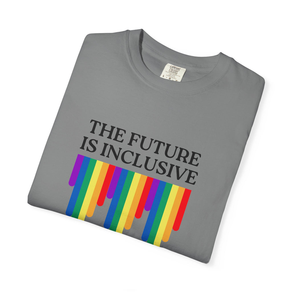 Inclusive Future T‑Shirt – "The Future Is Inclusive" Rainbow Pride Tee