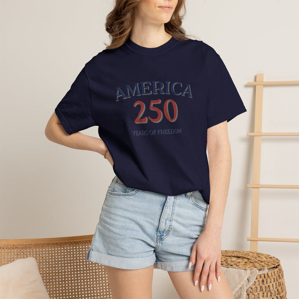America 250 T-Shirt - Years of Freedom Patriotic Tee