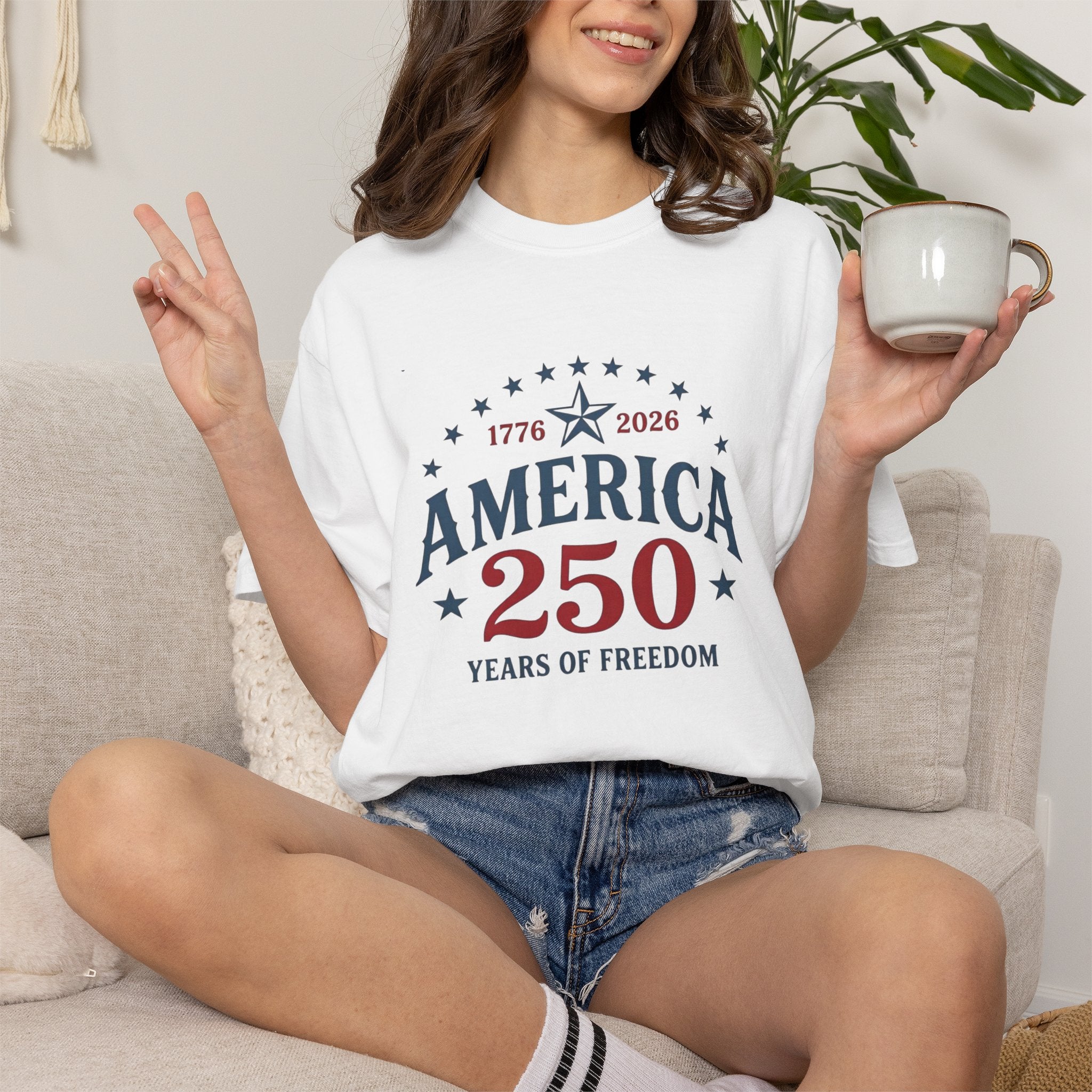 America 250 T-Shirt — 1776–2026 Years of Freedom Patriotic Tee
