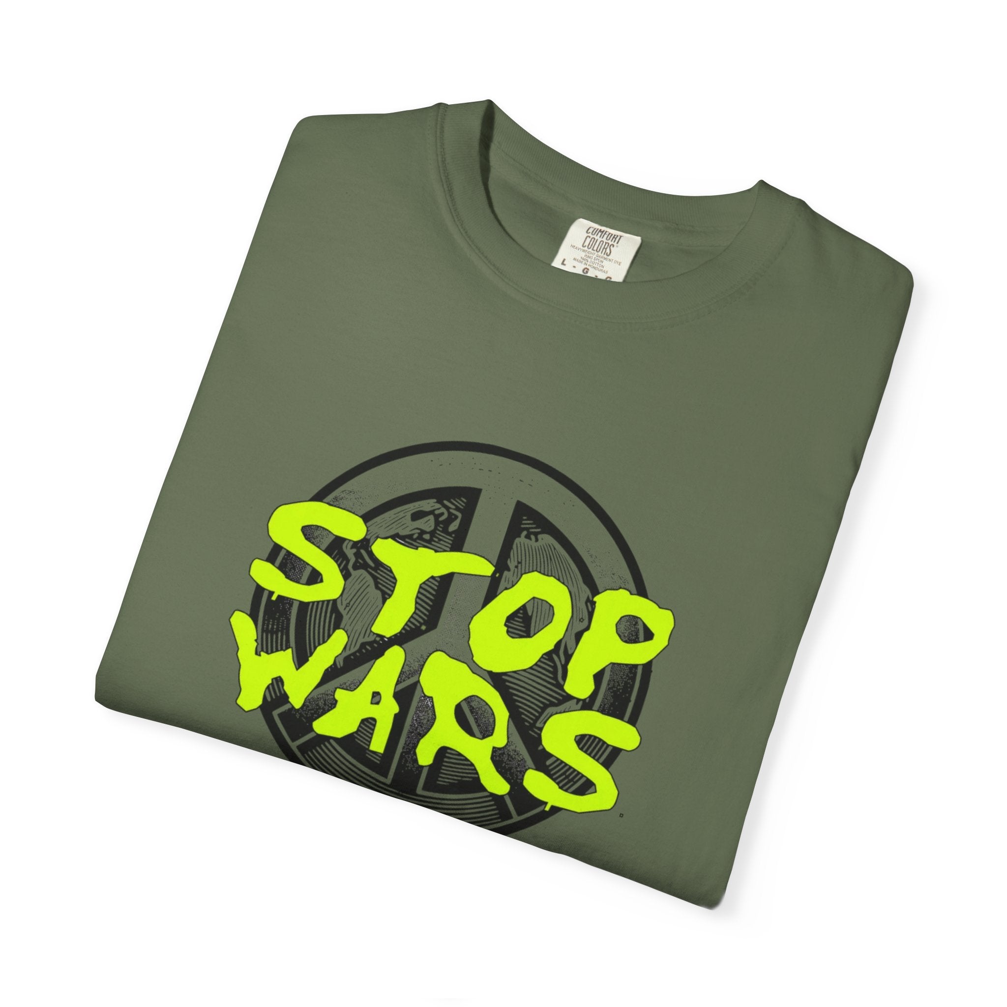 Peace Sign "Stop Wars" T-Shirt — Anti-War Graphic Tee
