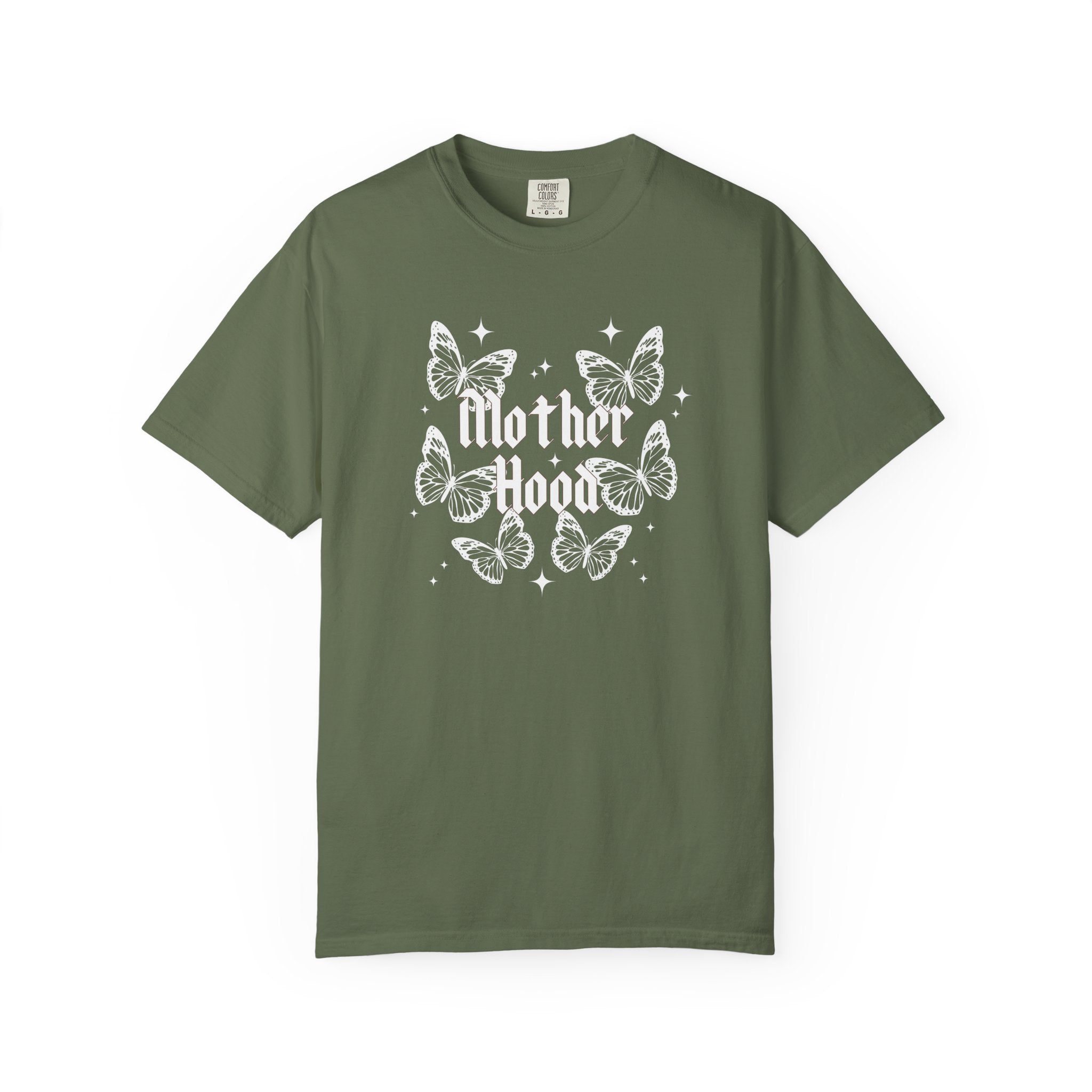 Motherhood Butterfly T-Shirt — Vintage Floral Mom Tee for Mother's Day