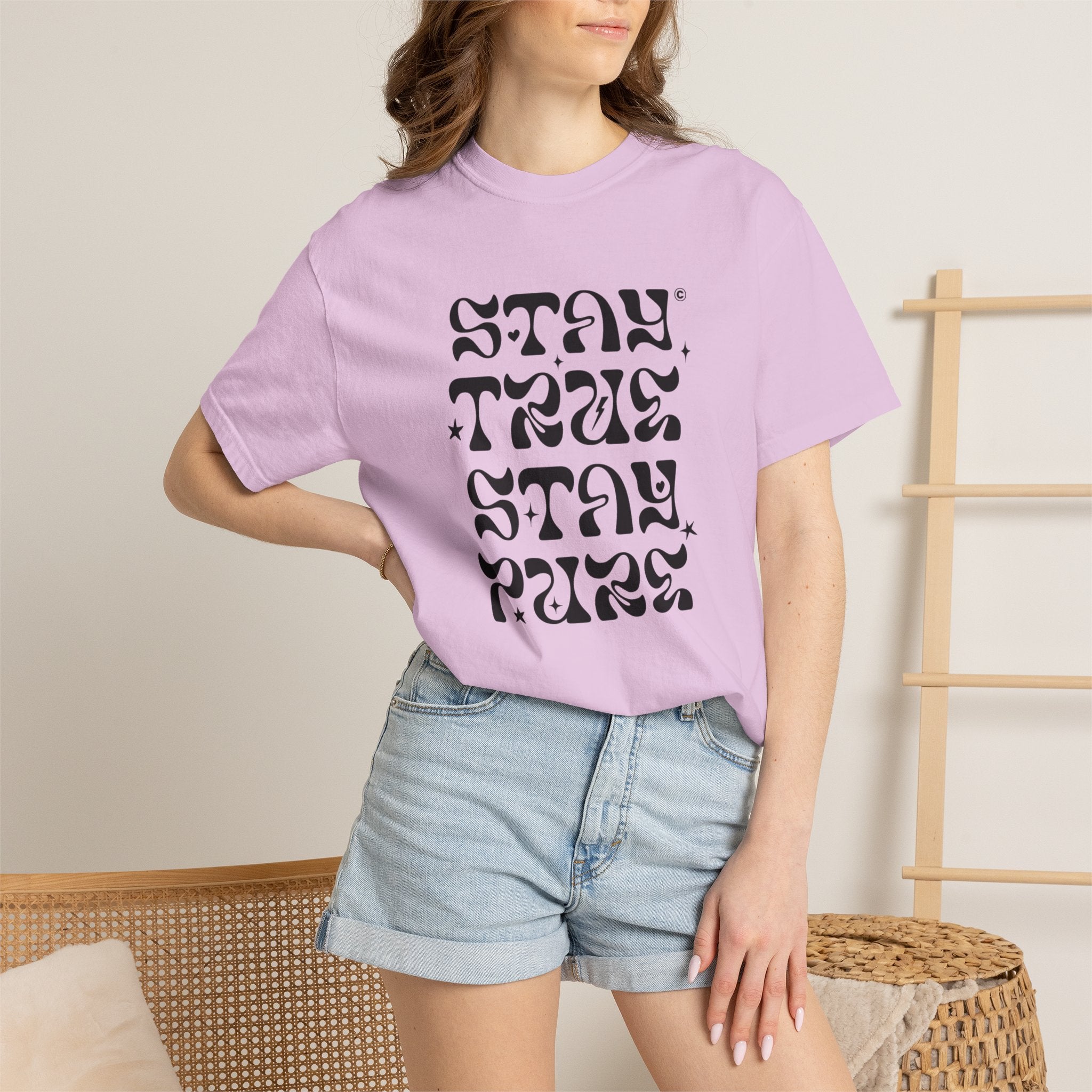 Stay True Stay Pure Graphic T-Shirt