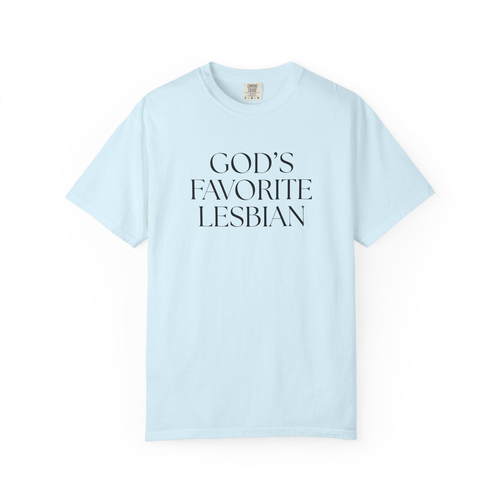 God’s Favorite Lesbian T-Shirt — Inclusive Pride Tee