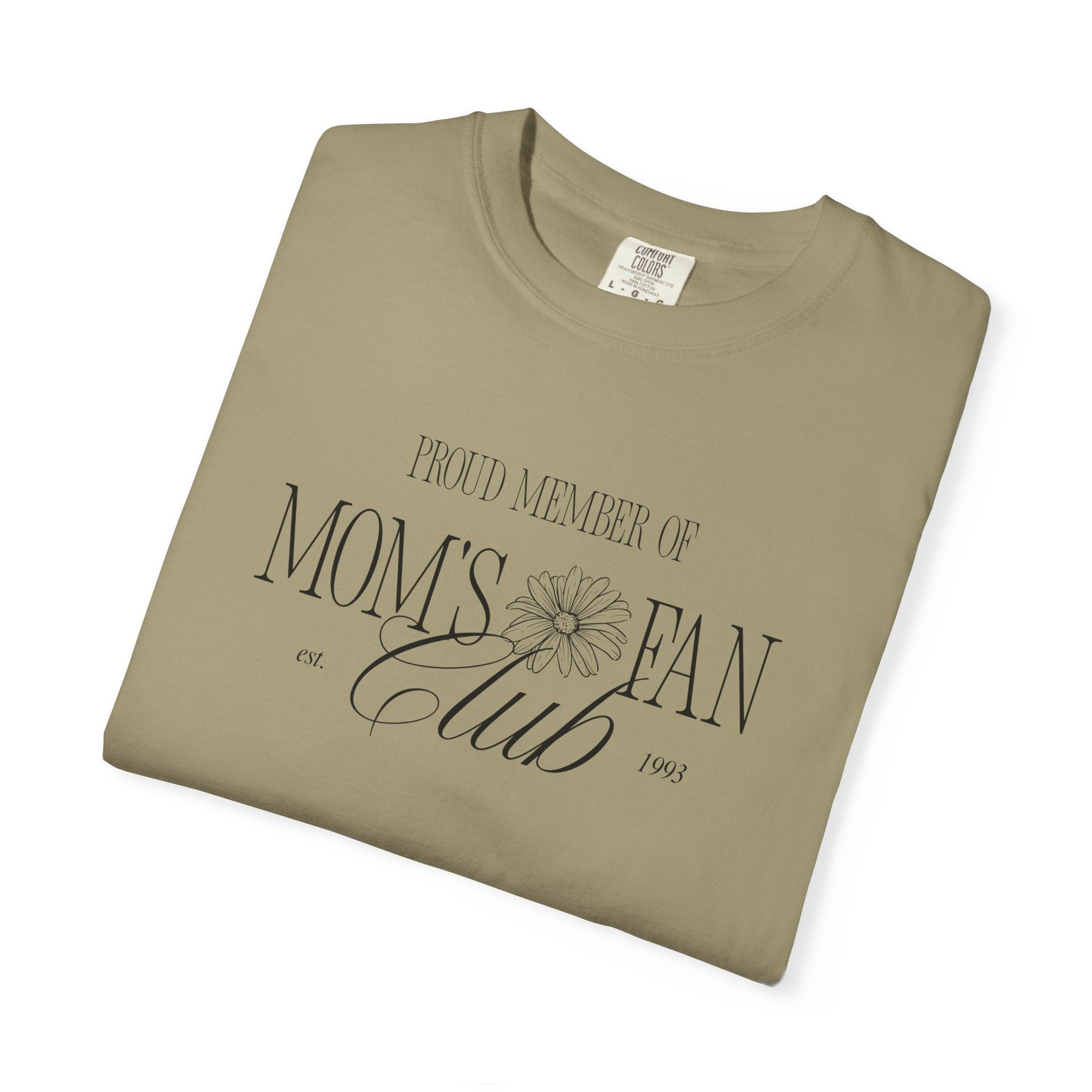Mom's Fan Club T-Shirt — Vintage Floral Mother's Day Tee