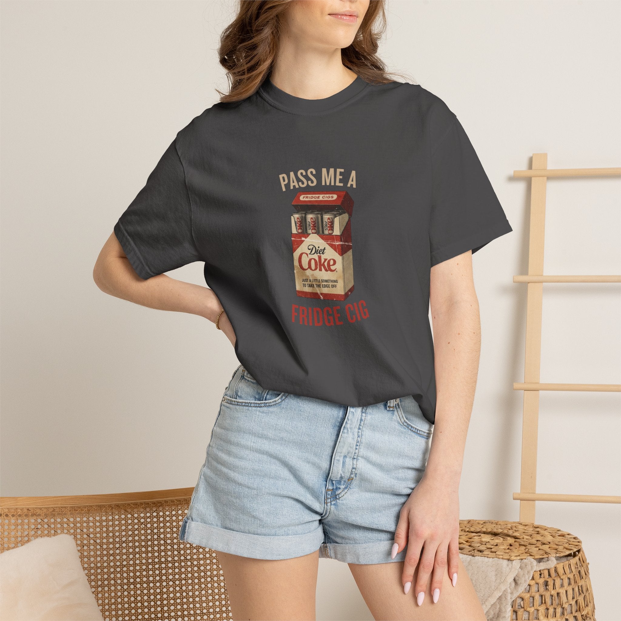 Fridge Cig Retro Soda T-Shirt — "Pass Me a Fridge Cig" Vintage Graphic Tee