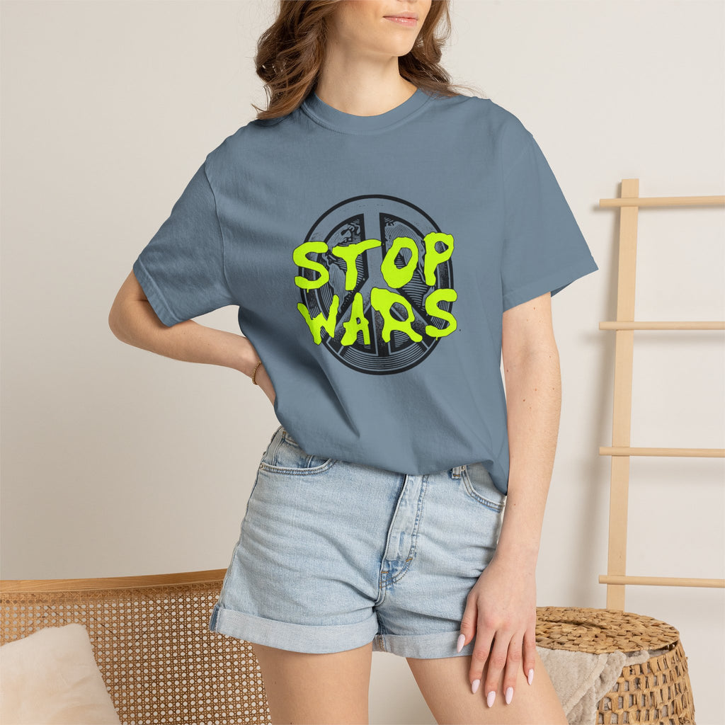 Peace Sign "Stop Wars" T-Shirt — Anti-War Graphic Tee