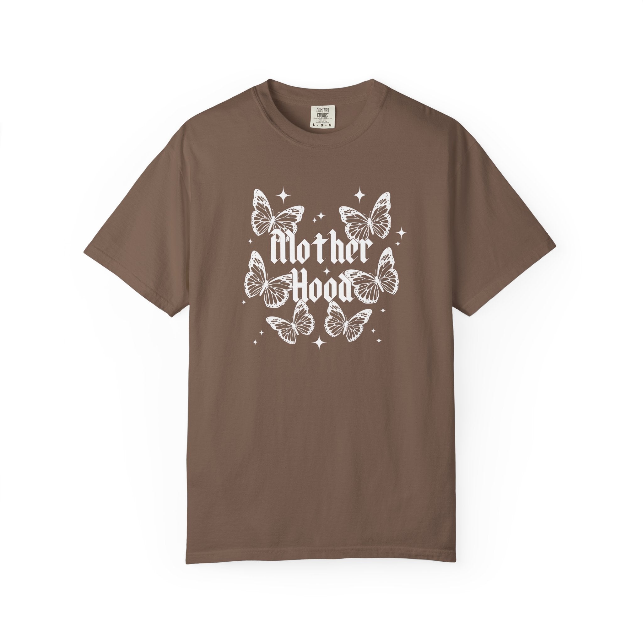 Motherhood Butterfly T-Shirt — Vintage Floral Mom Tee for Mother's Day