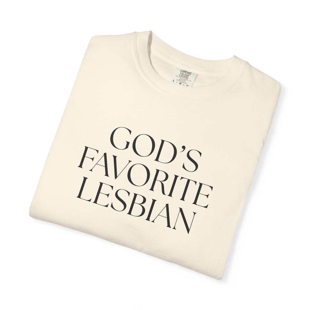 God’s Favorite Lesbian T-Shirt — Inclusive Pride Tee
