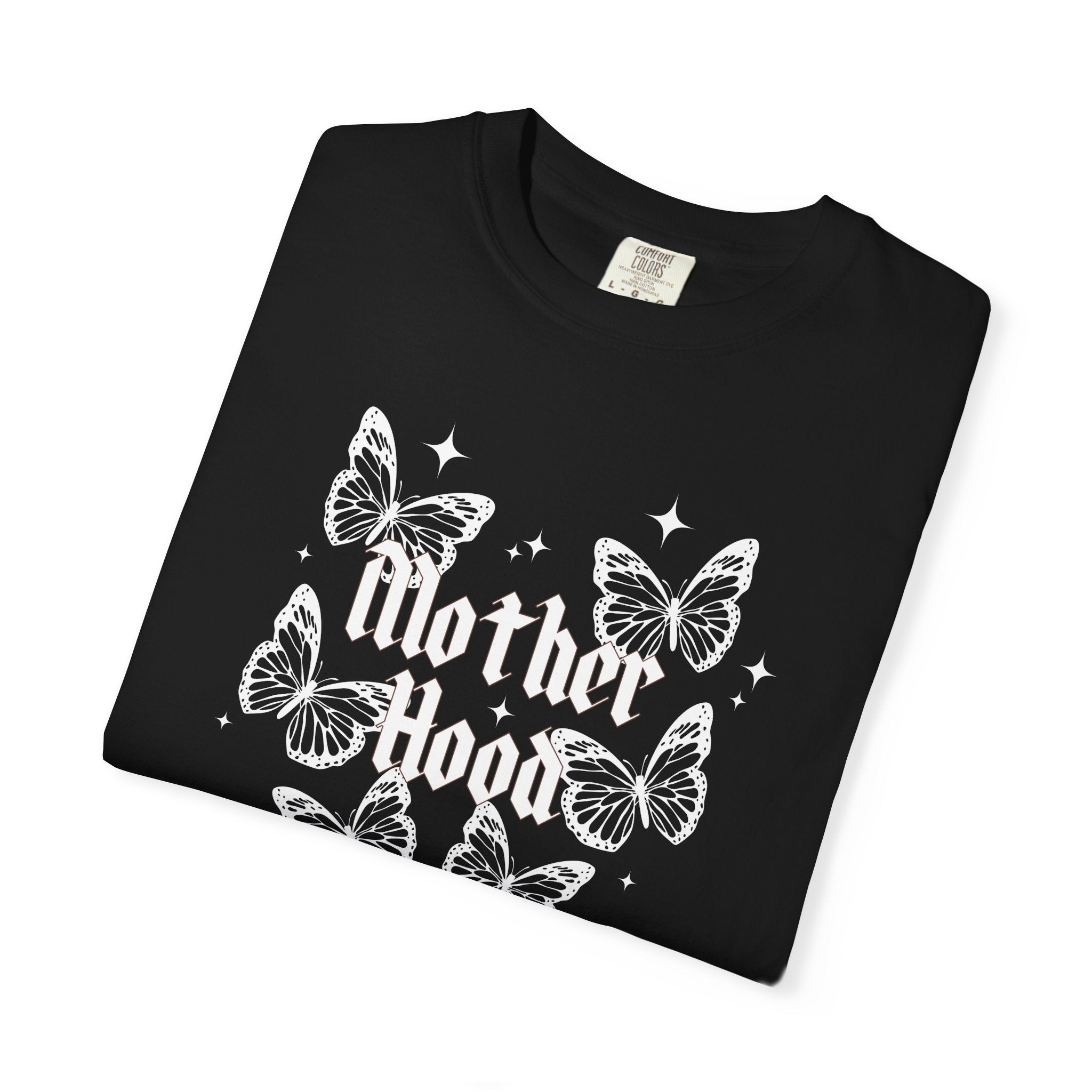 Motherhood Butterfly T-Shirt — Vintage Floral Mom Tee for Mother's Day