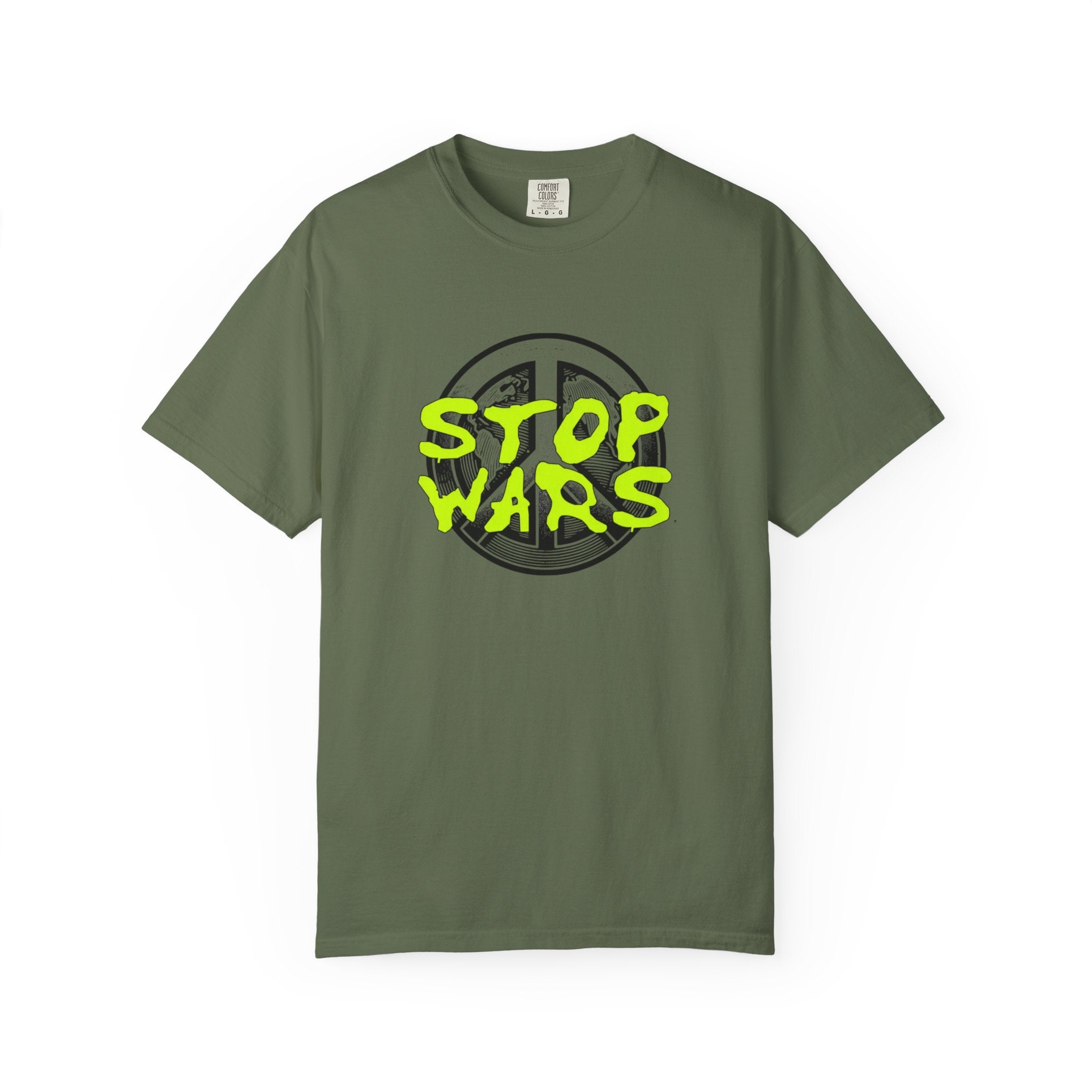 Peace Sign "Stop Wars" T-Shirt — Anti-War Graphic Tee
