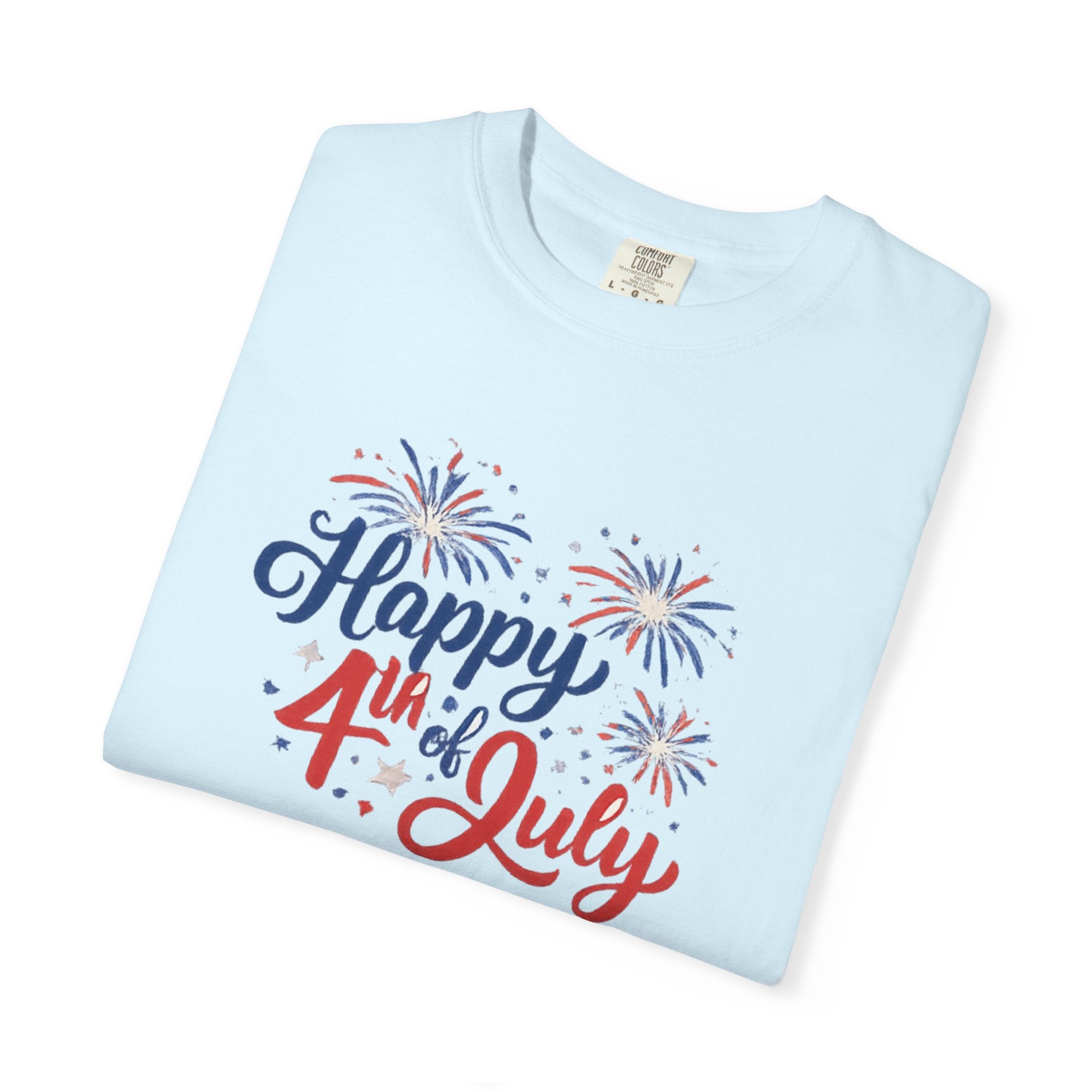 Happy 4th of July T-Shirt — Patriotic Fireworks Tee